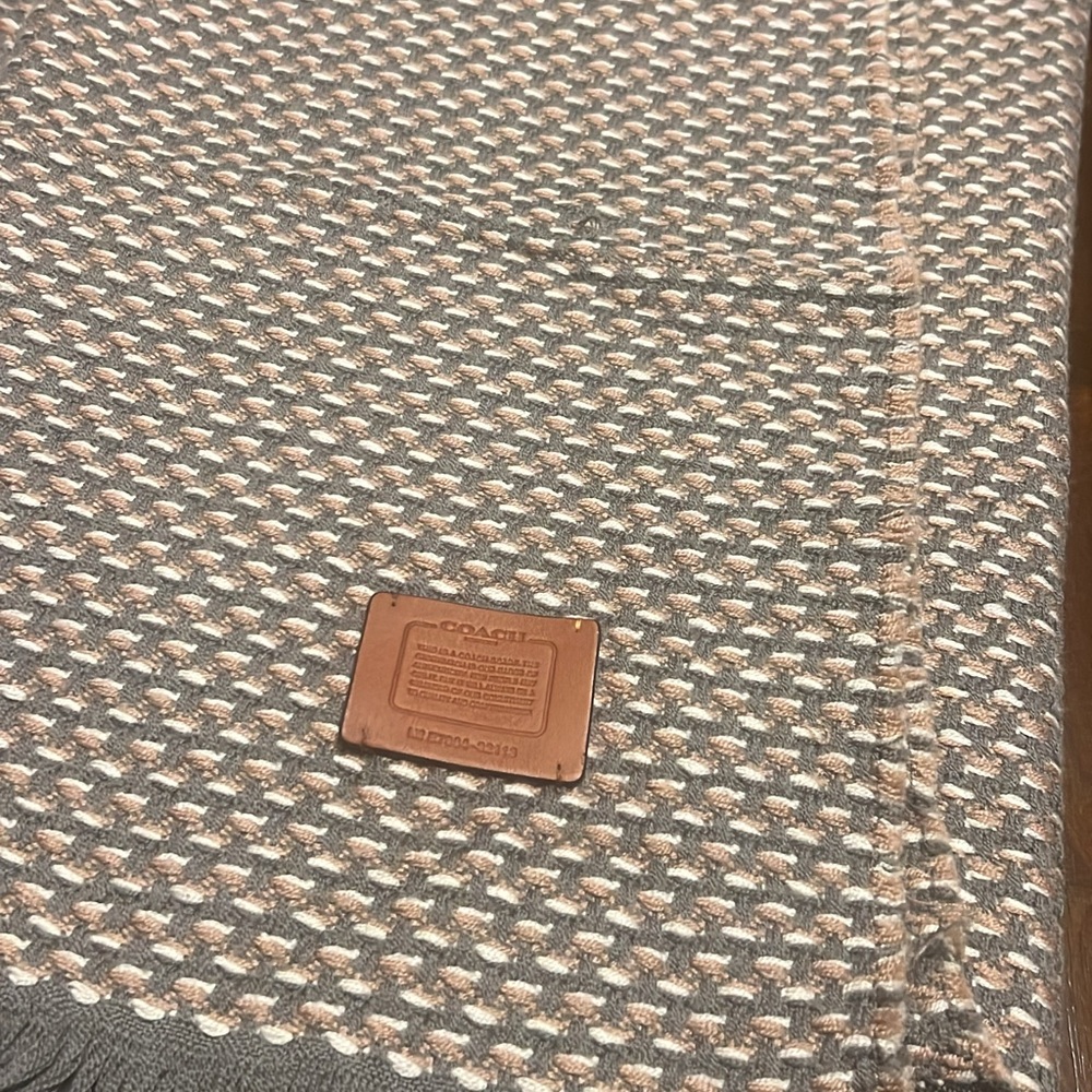 Coach Brown Leather Tag